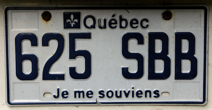 quebec plate